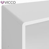 Vicco Tavolino da salotto Gabriel Tavolino scaffale 100 cm Bianco