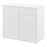Credenza CONSOLE CASSETTIERA ARMADIO SOGGIORNO ARMADIO BIANCO MATT
