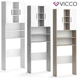 Vicco Scaffale per lavatrice Luis Armadietto per bagno 190x64cm Lavatrice