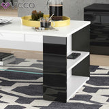 VICCO Tavolino da salotto STELIOS in bianco lucido - Soggiorno Tavolino da caffè
