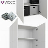 VICCO Armadio per le pratiche FRANK bianco Armadio 2 ante Libreria Scaffale