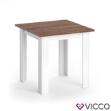 Vicco Tavolo da pranzo Karlos sala da pranzo 80cm bianco noce soggiorno cucina