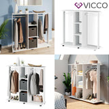 Vicco Guardaroba mobile Armadio per vestiti Robbie Scaffale da ingresso Camera