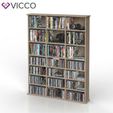 VICCO Scaffale multimediale JUKEBOX CD DVD Bluray Scaffale Scaffale verticale Sc