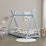 Letto Legno Hausbett Bambini Casa con Materasso