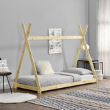Letto Legno Hausbett Bambini Casa con Materasso