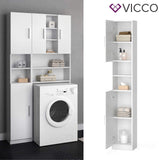 VICCO Armadio complementare scaffale per lavatrice mobile da bagno armadio