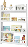 Libreria Bianca Legno, libreria a Muro Porta Libri Bambini 4 Ripiani – Vicco
