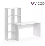 Vicco Scrivania + Scaffale Mara Divisorio Tavolo per computer Tavolo da lavoro