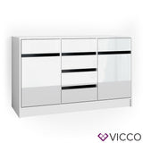 Comodino Credenza Credenza Sherry Credenza Cassetti Armadietto multiuso Vicco