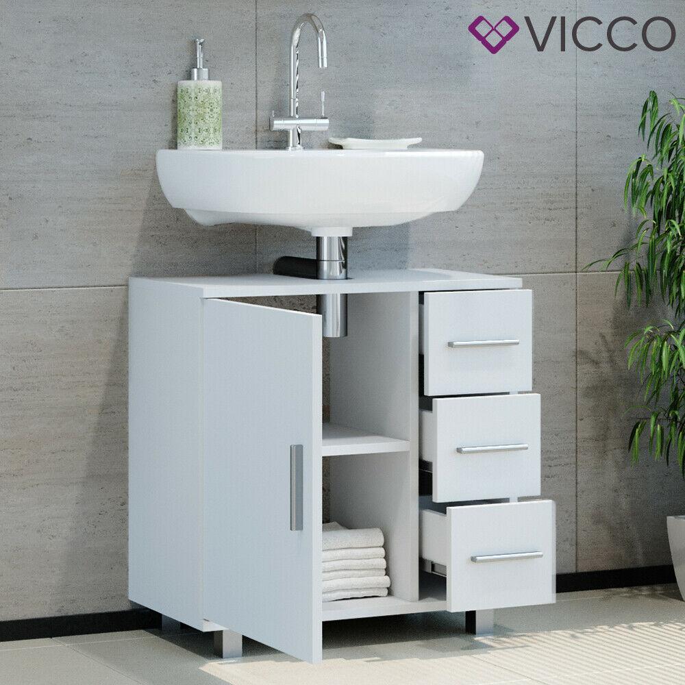 VICCO Mobile da bagno ILIAS Bagno Specchio Scaffale Credenza di base Armadio