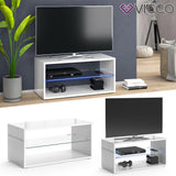  Vicco Mobile basso Rio Credenza per tv bianco con illuminazione a LED Armadio