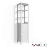 Vicco mobile per bagno Bianco Specchiera Credenza di base per lavabo Armadio per