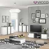 VICCO Credenza NOVELLI Credenza alta Cassettone Madie Scaffale 2 ante Scaffale