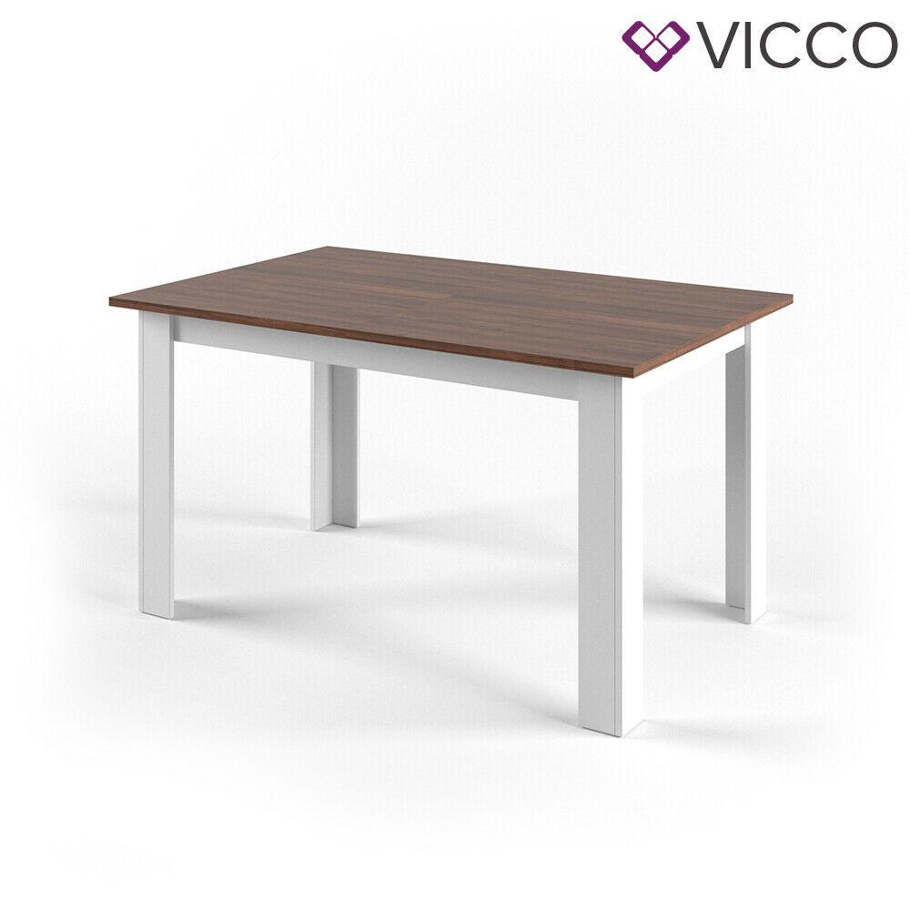 Tavolino Salotto con Ruote, Porta Stampante, Bianco, Altezza 75 cm – Vicco