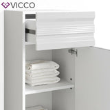 VICCO Armadio per bagno FREDDY Lucido Bagno Armadio per bagno Credenza intermedi