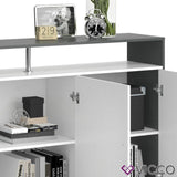 VICCO Credenza AMATO Comodino Armadio Bianco Cassettone Armadio