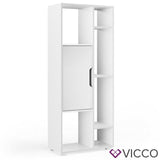 Vicco Divisorio Domus Scomparti a vista bianco Libreria Scaffale da pavimento