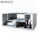 Vicco Tavolino da salotto Gabriel Tavolino scaffale 100 cm