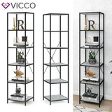 VICCO Loft Scaffale verticale Fyrk Libreria Scaffale da parete Legno Scaffale 17