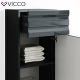 VICCO Armadio per bagno FREDDY Lucido Bagno Armadio per bagno Credenza intermedi