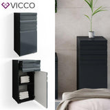 VICCO Armadio per bagno FREDDY Lucido Bagno Armadio per bagno Credenza intermedi