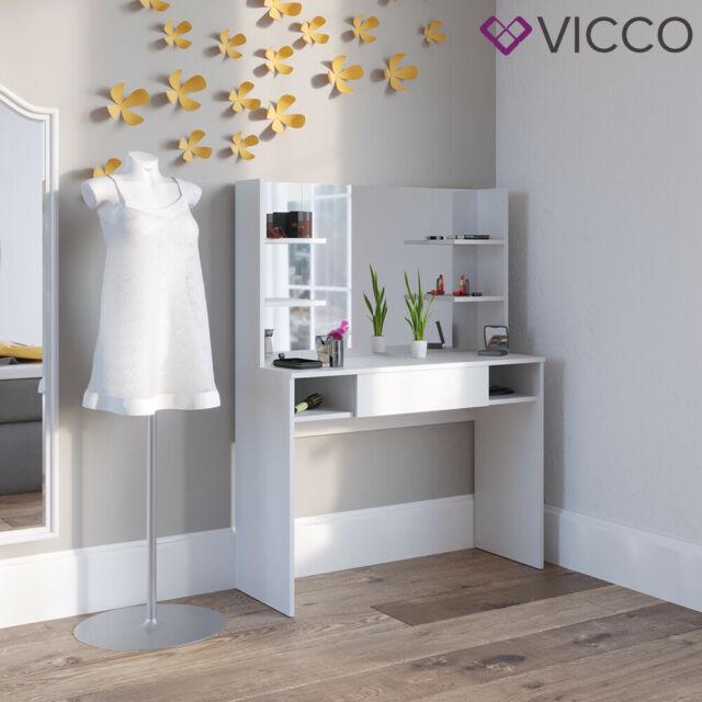 VICCO Toeletta da trucco DAENERYS Bianco Toilette Toeletta make-up Specchio