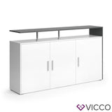 VICCO Credenza AMATO Comodino Armadio Bianco Cassettone Armadio