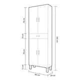 Colonna da bagno 4 porte e 1 cassetto