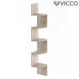 Vicco Scaffale ad angolo Snake Scaffale a parete Libreria Sonoma