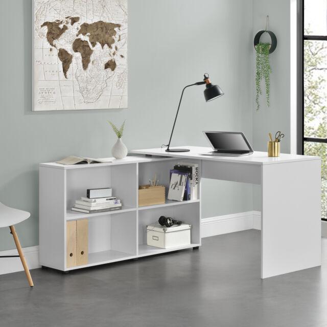 scrivania ufficio tavolo angolo combinazione Scaffale tavolo PC – Vicco