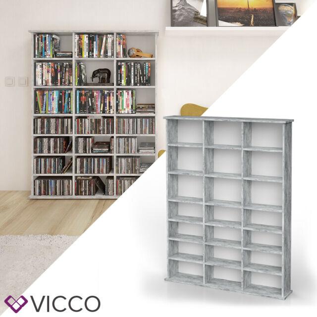 Vicco Scaffale porta cd Jukebox, Sonoma, 102 x 178 cm 