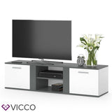 VICCO TV Credenza bassa NOVELLI 155 cm Credenza Armadio per tv Tavolino per tv