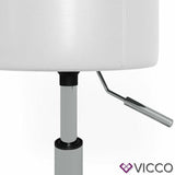 Vicco Sgabello di design Sgabello trucco Toeletta regolabile Bianco