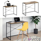 VICCO Loft Scrivania Tavolo per ufficio Tavolo da lavoro PC Tavolo Legno