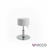 Vicco Sgabello di design Sgabello trucco Toeletta regolabile Bianco