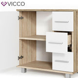 VICCO Mobile da bagno ILIAS Bagno Specchio Scaffale Credenza di base Armadio