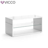 Vicco Mobile basso Rio Credenza per tv bianco con illuminazione a LED Armadio