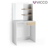 Vicco Toeletta Dekos Tavolo da trucco Specchiera Toilette bianco sonoma