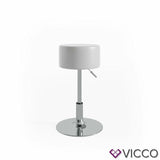 Vicco Sgabello di design Sgabello trucco Toeletta regolabile Bianco