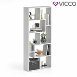 Vicco Scaffale divisorio Noa Scaffale 8 scomparti Mensola alta Bianco