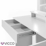 Vicco Toeletta Julia Tavolo per toeletta Specchio LED Cosmetici Tavolino