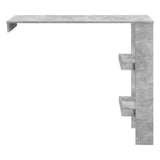 TAVOLINO BANCO Scaffale tavolo tavolo muro Montaggio a parete cemento ottica