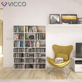 VICCO Scaffale multimediale JUKEBOX CD DVD Bluray Scaffale Scaffale verticale Sc