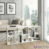 Vicco Scaffale divisorio Noa Scaffale 8 scomparti Mensola alta Bianco