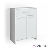 VICCO Armadietto da bagno KIKO 80 x 60 cm bianco - Armadietto a colonna Bagno