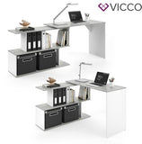 Scrivania ad angolo VICCO - Tavolo per PC Tavolo da Lavoro Computer Uffici