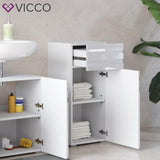 VICCO Armadio per bagno FREDDY Lucido Bagno Armadio per bagno Credenza intermedi