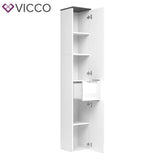 Mobile alto da bagno VICCO OTIS bianco - armadio da bagno scaffale armadietto