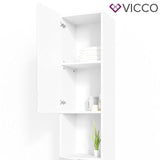 VICCO Armadio per bagno FREDDY Lucido Scaffale per bagno Scaffale alto Bagno